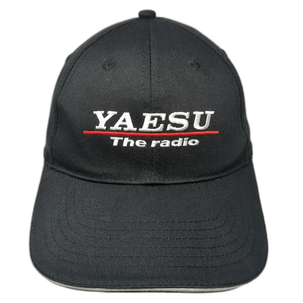 Barker Gear Yaesu The Radio Hat Black One Size Snapback Cotton Structured Logo